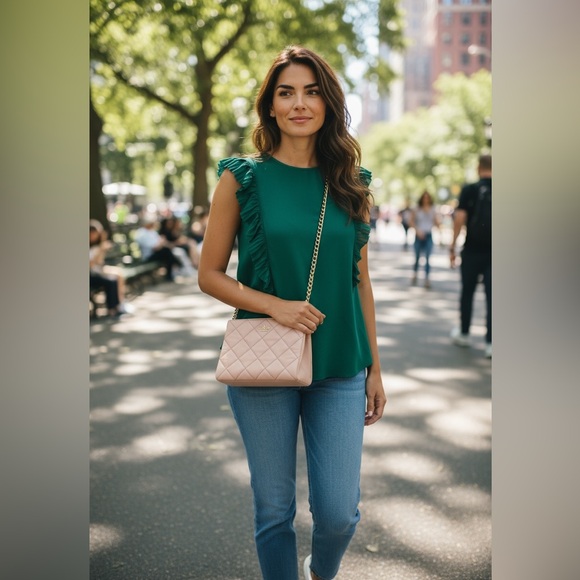 Kate Spade Quilted Leather Chain Strap Handbag - Picture 2 of 8